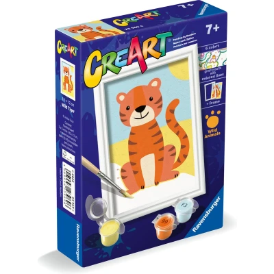 Afbeelding van Ravensburger CreArt Wild Tiger Schilderen op Nummer Vanaf 7 jaar