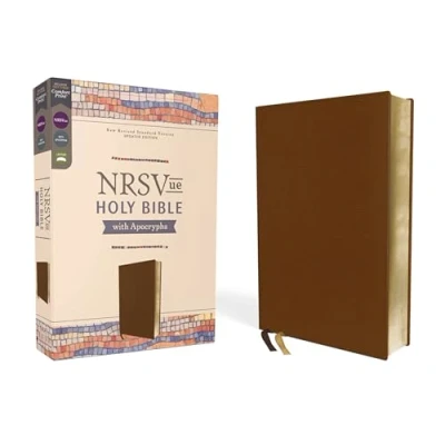 Afbeelding van NRSVue, Holy Bible with Apocrypha, Leathersoft, Brown, Comfort Print