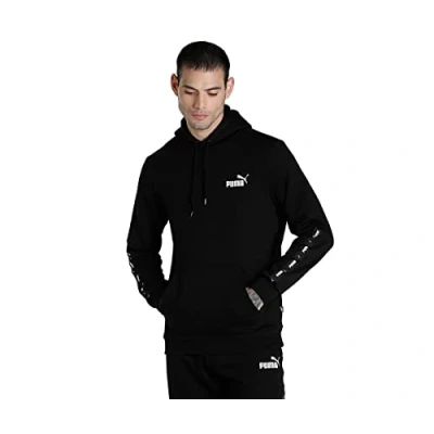 Afbeelding van Puma TAPE Hoodie Sweater, Heren, Maat: Small, Black