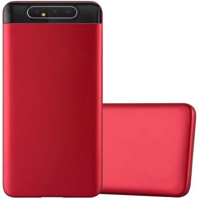 Afbeelding van Cadorabo Hoesje geschikt voor Samsung Galaxy A80 / A90 4G in METALLIC ROOD Beschermhoes gemaakt van flexibel TPU silicone Case Cover