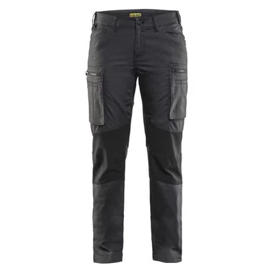 Image de Pantalon maintenance +stretch femme bleu foncé/noir Blåkläder