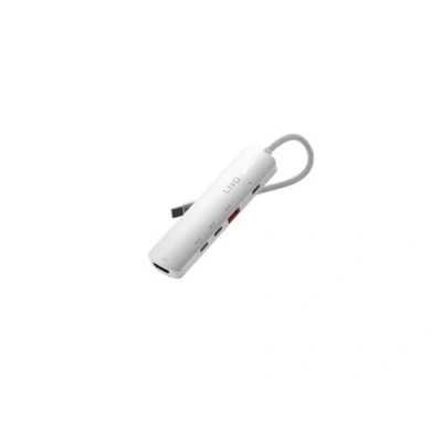 Image de Linq Multiport Hub Pro Usb c 622706 5 in 1 Argenté