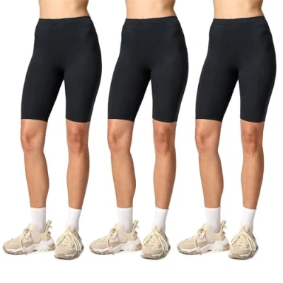 Afbeelding van Merry Style MS MS10 145 LE 2Pack Dames Leggings Sport Vrijetijdsbroek Kort Viscose Sporbroek Yogabroek Zwart/Zwart XL