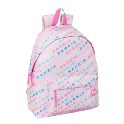 Afbeelding van Schoolrugzak Barbie Logomania Licht Roze 33 x 42 15 cm