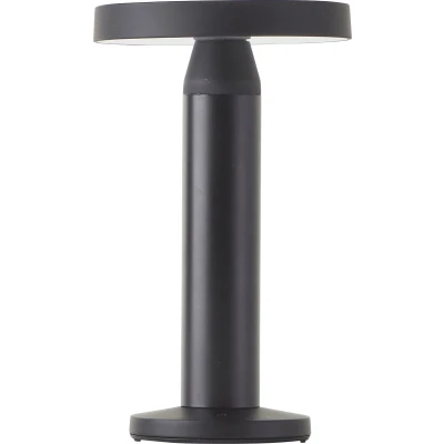 Afbeelding van BRILLIANT LED buitentafellamp, solar, 22 cm, 220 lm, 4000 K, metaal, zwart