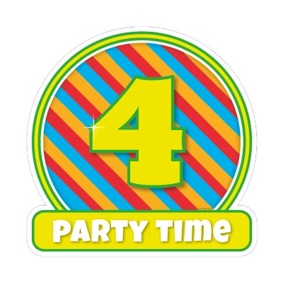 Image de porte 4 ans Partie 50cm