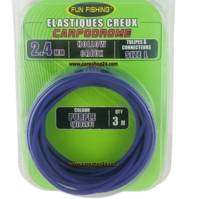 Afbeelding van Fun Fishing Elastiek Hollow 3m Maat : 2.4mm L