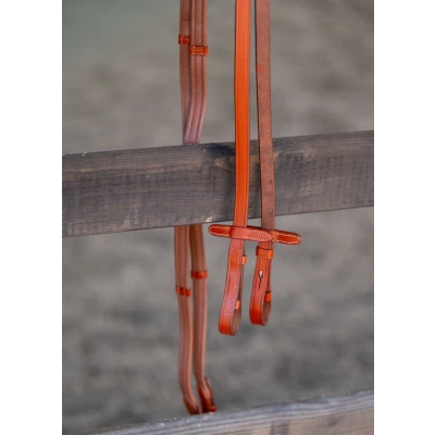 Image de HB Showtime soft leather reins with stops