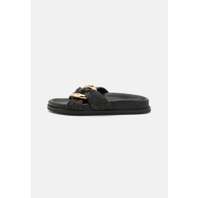 Afbeelding van Gioseppo Tisbury Muiltjes, Dames, Maat: 36, Black Leer