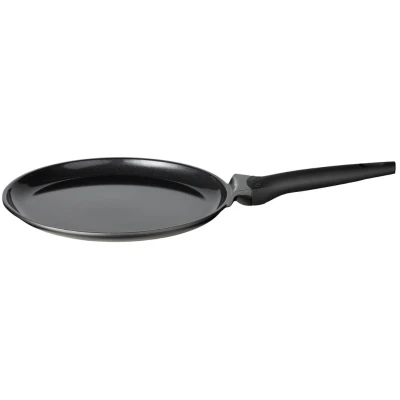 Afbeelding van Sola Ceramic Deluxe Flensjespannen Ø 28 cm Aluminium Flensjespan Inductie Geschikt voor Elke Warmtebron Zwart Antiaanbaklaag