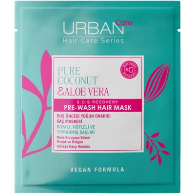Afbeelding van URBAN CARE Pure Coconut &amp; Aloe Vera Pre Hairmask 50ML