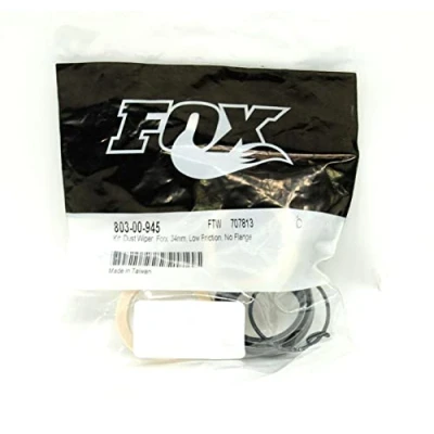 Afbeelding van Fox Stofwisserafdichting 34 Mm Kit Wit,Zwart