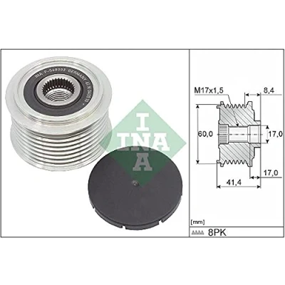 Afbeelding van INA 535 0262 10 Dynamovrijloop Speciaal gereedschap voor montage noodzakelijk