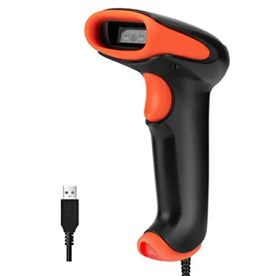Afbeelding van Tera Barcodescanner 2500 Pixel CCD barcodelezer USB lineaire 1D snelle en nauwkeurige scan voor barcode op digitaal scherm, laptop, smartphone, model 1861WK