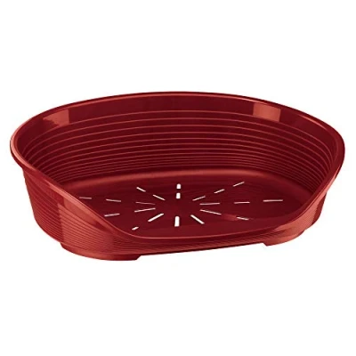 Image de FERPLAST Corbeille en plastique Siesta Deluxe 8 Bordeaux Pour chien