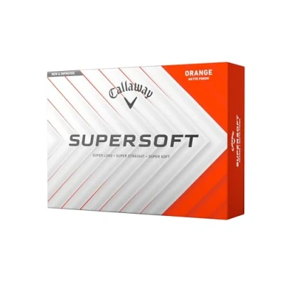 Afbeelding van Callaway Supersoft Golfbal Oranje 2025