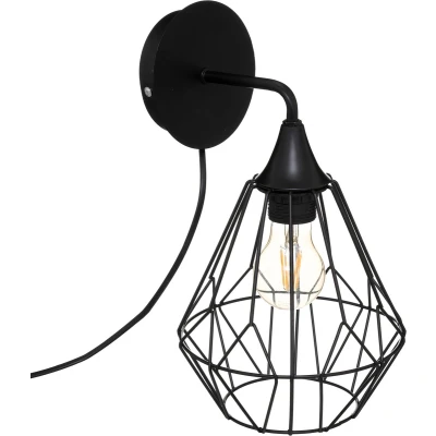 Afbeelding van Atmosphera Flave wandverlichting Zwart D19 cm