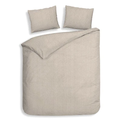 Afbeelding van Heckettlane Spina Dekbedovertrek Tweepersoons 200x200/220 cm Desert Sand