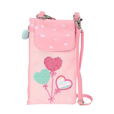 Afbeelding van Portemonnee BlackFit8 Globitos Telefoonhoes Roze