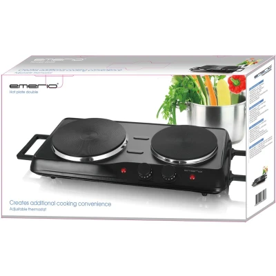Afbeelding van Elektrische 2 pitskookplaat Van Emerio ActievandeDag.be Dagelijks De Beste Deals Korting Tot Wel 80%