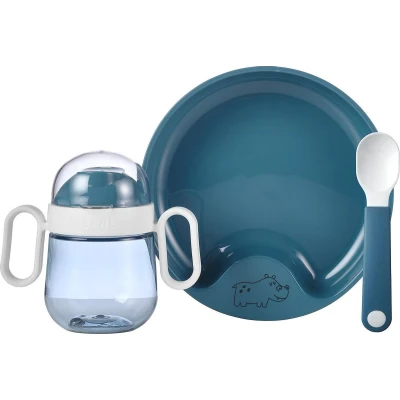Afbeelding van Babyservies Mepal mio deep blue 3 delig Voedselveilig