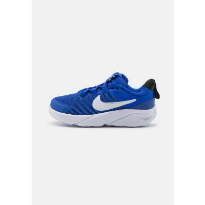 Afbeelding van Nike Performance STAR Runner 4 Unisex Hardloopschoenen neutraal voor kinderen, Maat: 22, Hyper royal/white/black Textiel/ synthetisch