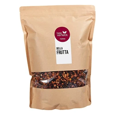 Afbeelding van FRUTEG Bella Frutta losse fruitthee, 1000 g, vruchtenthee, frisse zachte kleuring van de theemengsel, thee, 1 kg