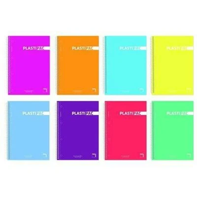 Afbeelding van Schrift Pacsa Plastipac Multicolour Quarto 5 Onderdelen 80 Lakens