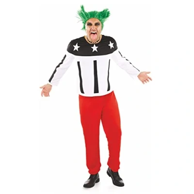 Afbeelding van Fun Shack Brits Icones kostuum voor heren, zangerkostuum volwassenen, jaren 90, carnavalskostuum maat M