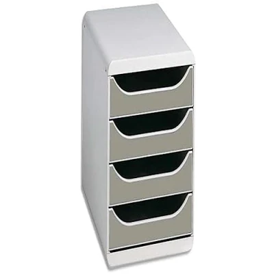 Afbeelding van Exacompta ladenblok Big Box lichtgrijs/graniet