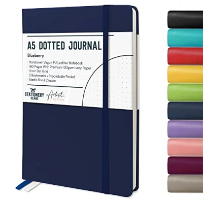 Afbeelding van STATIONERY ISLAND Notitieboek, A5, hardcover, 120 g/m² dik papier, 180 pagina&#039;s