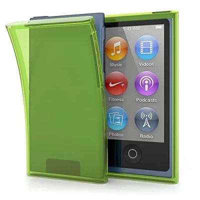 Afbeelding van kwmobile Case geschikt voor Apple iPod Nano 7 Silicone Backcover beschermhoes Hoesje in citroengeel