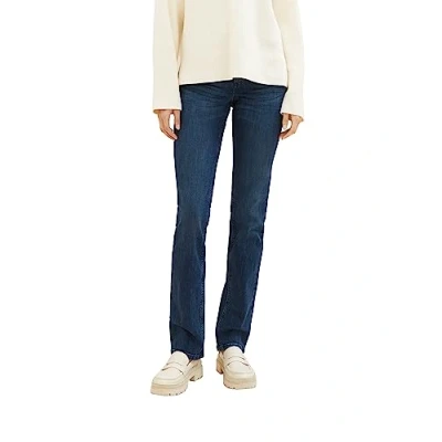 Image de TOM TAILOR Jean droit Alexa pour femme, 10282 Dark Stone Wash Denim, 30W / 30L