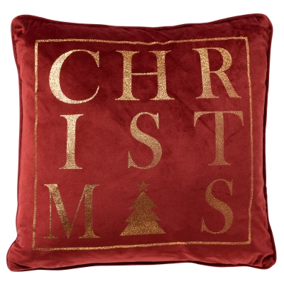 Afbeelding van CHRISTMAS Sierkussen 45x45 cm Kerst Biking Red rood