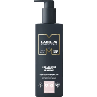 Afbeelding van Label.m Cool Blonde Toning Shampoo 300ml Haibu by Kapperskorting.com