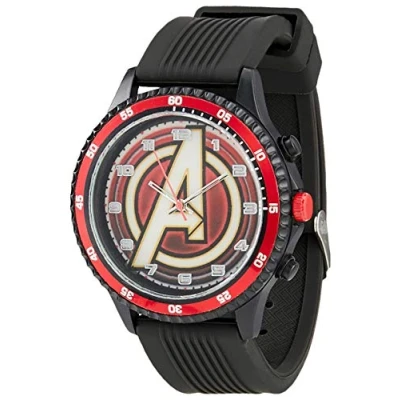 Afbeelding van Avengers Analoog horloge in blikken doosje. 8435507834414