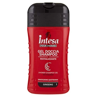 Afbeelding van Intesa Pour Homme Douchegel Shampoo Rivitaliserende Hydraterende Dagelijkse Ginseng 250 ml