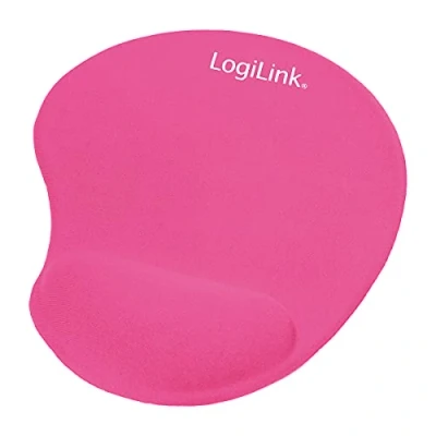 Afbeelding van LogiLink ID0027P Muismat met polssteun Ergonomisch Pink