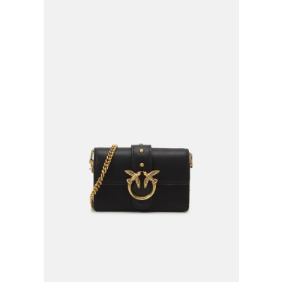 Afbeelding van Pinko LOVE One Micro Schoudertas, Dames, Maat: Size, Black