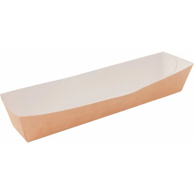 Afbeelding van Snack series Brown White Cardboard Boxs A16 185 x 33 35mm