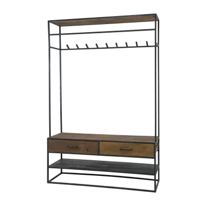 Afbeelding van Garderobemeubel 2 Lade blend 180 cm hoog