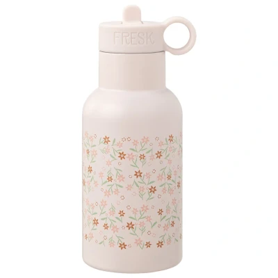Afbeelding van Fresk Thermosfles 350 ml RVS Waterfles Lekvrije Drinkfles voor Kinderen Koude en Warme Dranken BPA vrij Onbreekbaar Inclusief 2 Doppen Thermosbeker Drinkbeker Garden Flowers