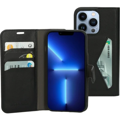 Afbeelding van Mobiparts Classic Wallet Case Apple iPhone 13 Pro Black