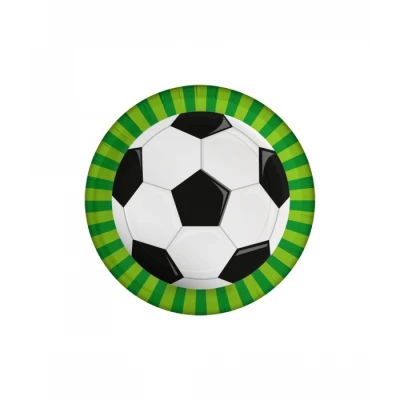 Afbeelding van Voetbal World Borden 23cm 8 stuks