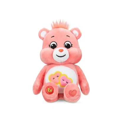 Image de Care Bears 22033 Peluche Haricot de 22,9 cm Ours Love A Lot, 22033, Multicolore, 6.5 x 4 9 inches
