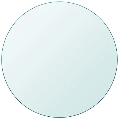 Afbeelding van Tafelblad van gehard glas 800 mm rond