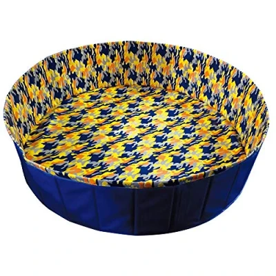 Afbeelding van Croci Hondenzwembad Kleur: Blauw/ Camouflage 120x30 cm