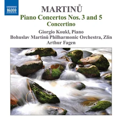 Afbeelding van Giorgio Koukl, Bohuslav Martinu Philharmonic Orchestra Martinu: Piano Concertos Nos. 3 &amp; 5/Concertino (CD)