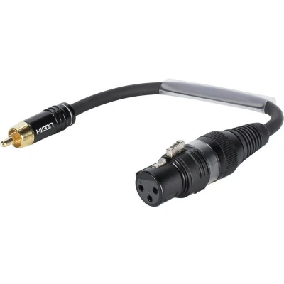Afbeelding van SOMMER CABLE Adaptercable XLR(F)/RCA(M) 0.15m bk