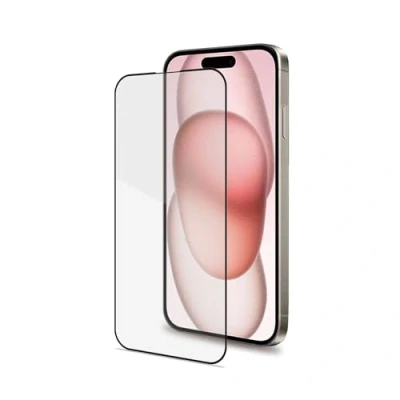 Afbeelding van Schermbeschermer voor mobiel Celly FULLGLASS1053BK iPhone 15